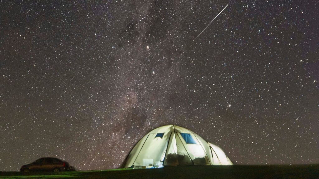 Life Through Geminid Meteor Shower Peak In The December