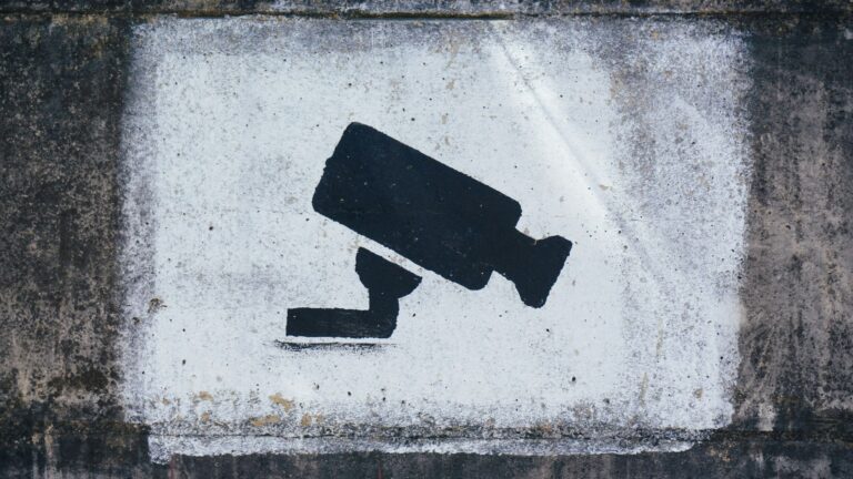 Camera on wall (Threats to privacy)